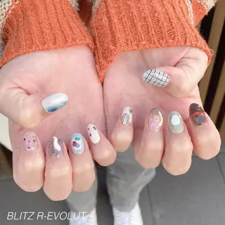 ネイル ☁️BLITZ 🎀笠原雪音🎀のネイルデザイン