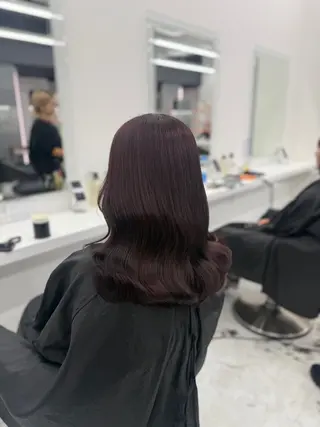 セミロング カラー ヘアアレンジ 🎀Girly艶髪カ ラー🎀Harukaのヘアスタイル