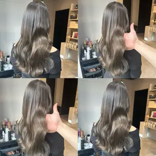 セミロング カラー KURO/韓国ヘア /レイヤーカットのヘアスタイル