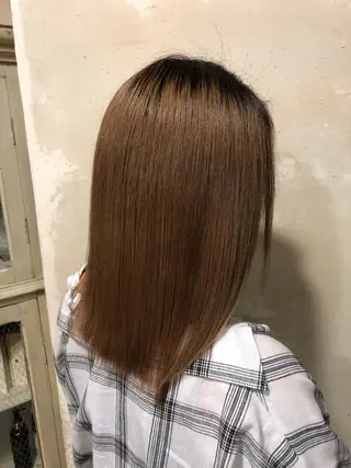 ロング 前平 友慈のヘアスタイル