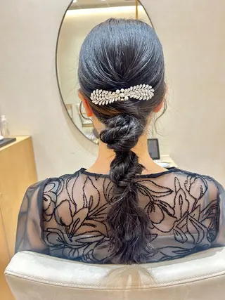 ヘアアレンジ Yamamoto 半個室美容室zinaのヘアスタイル