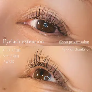 マツエク・マツパ private salon SOU所属・ﾄｰﾀﾙｾﾗﾋﾟｽﾄ MANAのマツエク・マツパデザイン