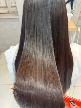 ロング カラー beaute錦糸町 🦖⋆͛yuka💚のヘアスタイル