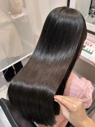 ロング カラー 中原 優美のヘアスタイル
