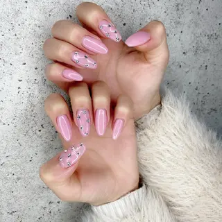 ロング カラー パーマ ヘアアレンジ メンズ キッズ ネイル マツエク・マツパ Salon Ｋのネイルデザイン