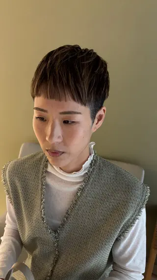 ショート &72『アンドナナジュウニ』所属・&72 takiのヘアスタイル