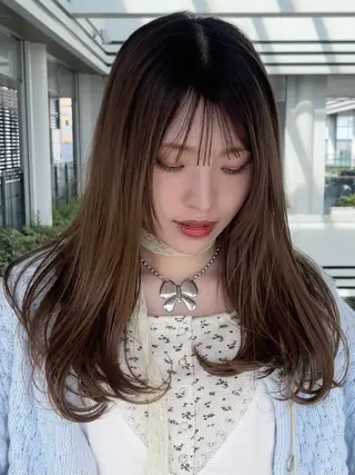 セミロング 園田 渉 ◤SHIKIO◢のヘアスタイル