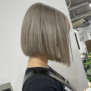 ショート カラー 韓国/ハイトーン/ ボブ🎀MIKU🎀のヘアスタイル