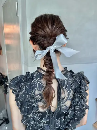 ヘアアレンジ charm《銀座》 ヘアセット/縮毛矯正のヘアスタイル