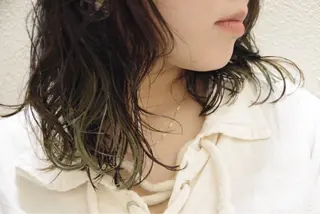 ミディアム カラー パーマ ショート/ボブ/ 吉祥寺/ryoのヘアスタイル