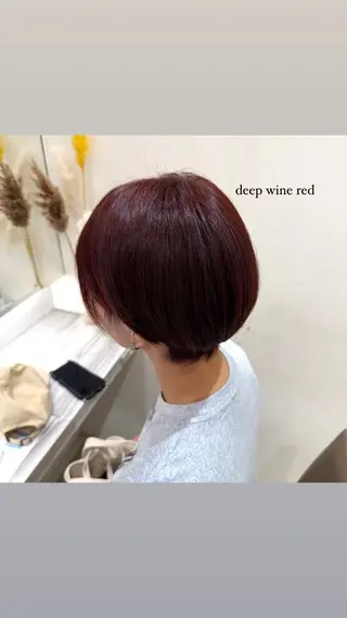 ショート カラー ブリーチ 縮毛/あすか🐯のヘアスタイル