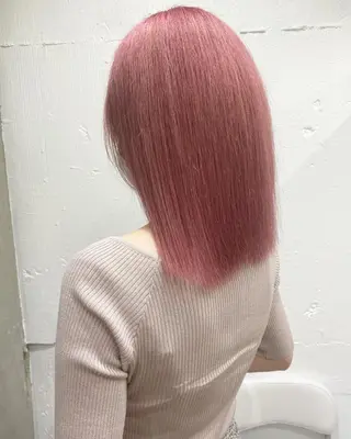 ミディアム カラー ヘアアレンジ ササキカズマ〻透明感 〻色落ち〻赤み消しのヘアスタイル