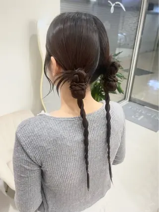 ヘアアレンジ 東梅田エリアカラー ヘアセットNo. 1のヘアスタイル