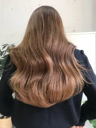 ロング カラー muku所属・レディースカット モデル/ayunaのヘアスタイル