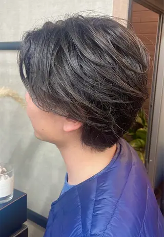 ミディアム メンズ 大島 渓翔のヘアスタイル