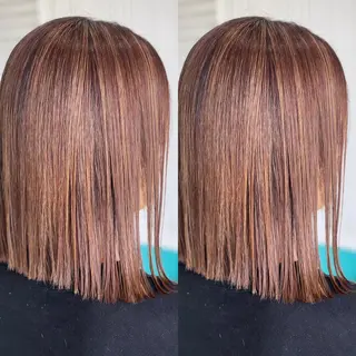 セミロング Snaly カラー特化ページのヘアスタイル