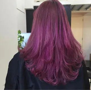 ロング カラー ヘアアレンジ hayaka todaのヘアスタイル