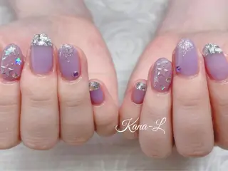 カラー ネイル 芦辺 香奈のネイルデザイン