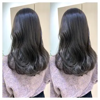 セミロング カラー 村山 茉衣のヘアスタイル