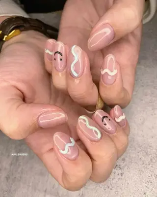 ネイル 3dパーツ/流行り 👧shushu❤️のネイルデザイン