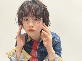 ショート カラー パーマ ニュアンスヘア☆樋口 希世☆のヘアスタイル