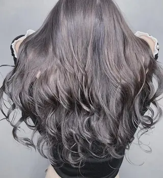 ロング カラー パーマ ヘアアレンジ メンズ キッズ ネイル マツエク・マツパ 新宿駅近♡友達とOK 🦋W -ワット -のヘアスタイル