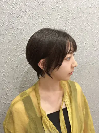 ショート バイエイト所属・名駅/ニュアンスパー マ/ボブ/石田のヘアスタイル