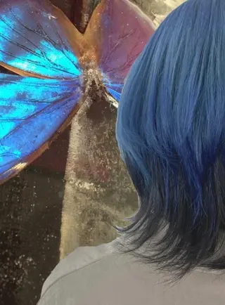 カラー hair salon dot.tokyo color所属・MANAMI 🥀ウルフカットのヘアスタイル