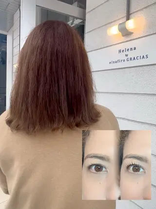 カラー Helena ゆかのヘアスタイル