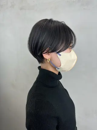 ショート 銀座/韓国/ワンホン 🤍艶髪🖤nahoのヘアスタイル