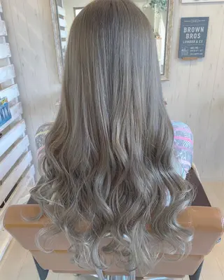 ロング カラー CANAAN-private salon-所属・正道 佳奈のマツエク・マツパデザイン