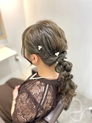 ヘアアレンジ 似合わせヘアメイク 💐オダギリチアキのヘアスタイル