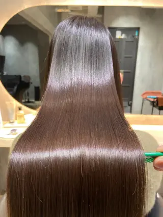 ロング ツバサ 髪質改善のヘアスタイル