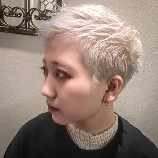 ショート カラー パーマ ヘアアレンジ granew所属・美艶ボブ 石井一成のヘアスタイル