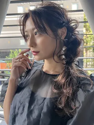 猿渡｜艶髪設計 ×透明感カラー✨のヘアスタイル