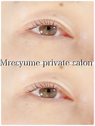 マツエク・マツパ Mresyume MAYUのマツエク・マツパデザイン