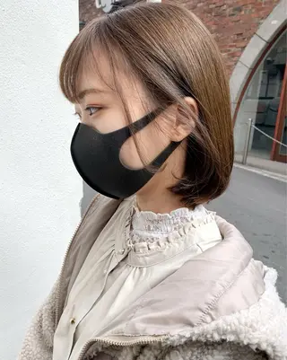 ショート カラー 樫原裕二/レイヤー カット/透明感カラーのヘアスタイル