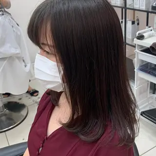 ロング ウスイ ハルカのヘアスタイル