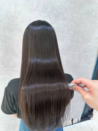 ロング 🔸縮毛矯正/髪質 改善カラー石崎🔸のヘアスタイル