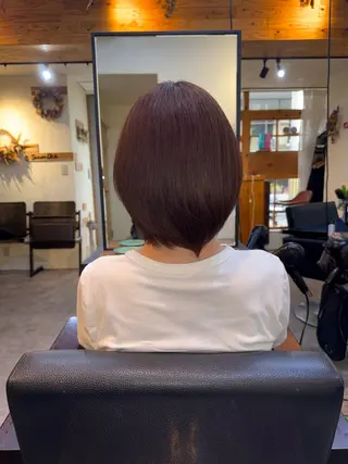 カラー 艶暖色/ベージュ SAKI💜のヘアスタイル