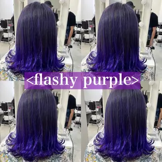 ミディアム カラー ヘアアレンジ メンズパーマ名人 TAKUMAのヘアスタイル