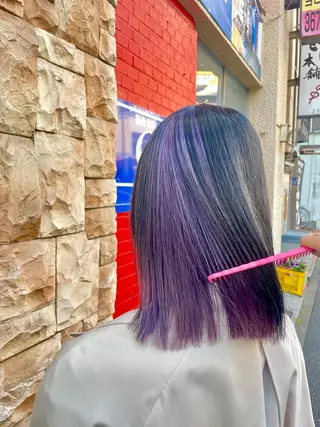 セミロング カラー ブリーチ/ヘアセット 【𝙍𝙞𝙣𝙤】のヘアスタイル