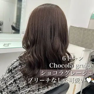 カラー 透け上品ハイトーン 職人ゆうと🤍のヘアスタイル