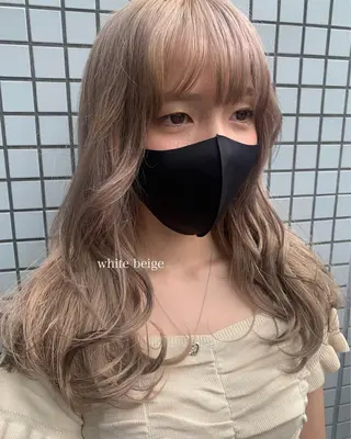 カラー ラベンダー/レイヤー スタイル🤎mamiのヘアスタイル