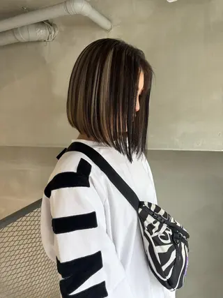 ミディアム カラー 透明感カラー🫧 nanohaのヘアスタイル