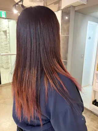 ロング カラー daiki 原宿のヘアスタイル