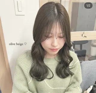 ミディアム 鳳／美容室 chinaのヘアスタイル