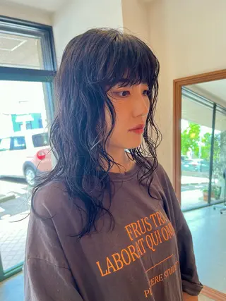 セミロング LOBBY HIMERIのヘアスタイル