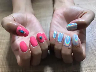 ネイル ツメトマツゲ .のネイルデザイン