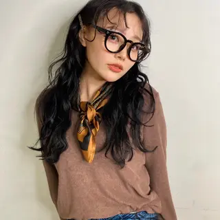 ロング カラー land所属・透明感カラー/レイヤ ー🌙Honokaのヘアスタイル